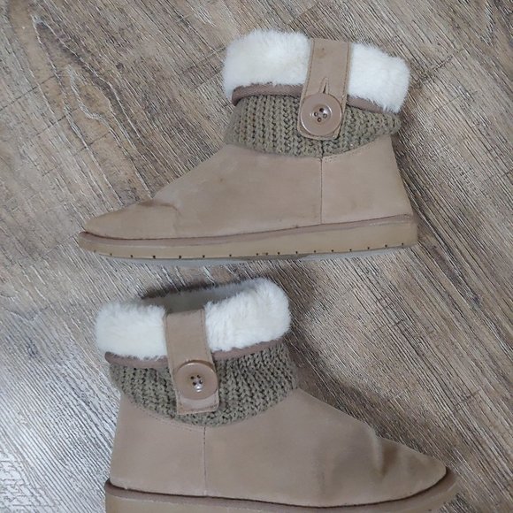 Rampage womans faux fur lined boots size 8 m - Picture 12 of 14